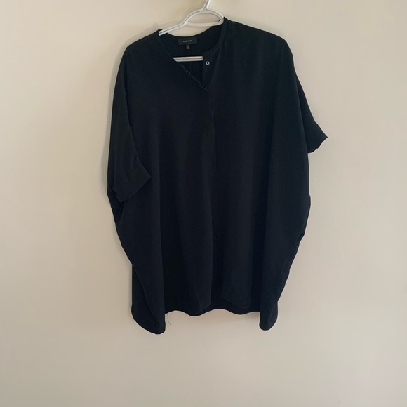 Aritzia black shirt dress button up - Picture 2 of 2